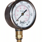 MANÓMETRO PFQ LLENADO DE LÍQUIDO DE ACERO INOXIDABLE CON CONEXIÓN SAE