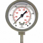 Manómetro de presión de tubo PTS