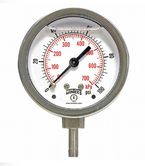 Manómetro de presión de tubo PTS