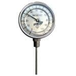 TERMÓMETRO ANALÓGICO 4X 4DE LONG. 1-2NPT INOXIDABLE
